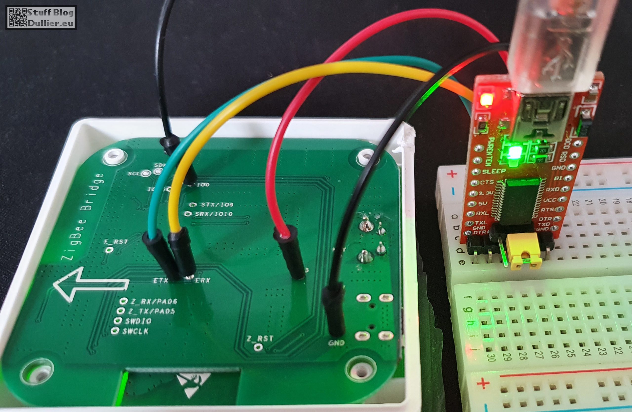 Opsætning af Sonoff Zigbee Bridge på Wi-Fi via eWeLink 